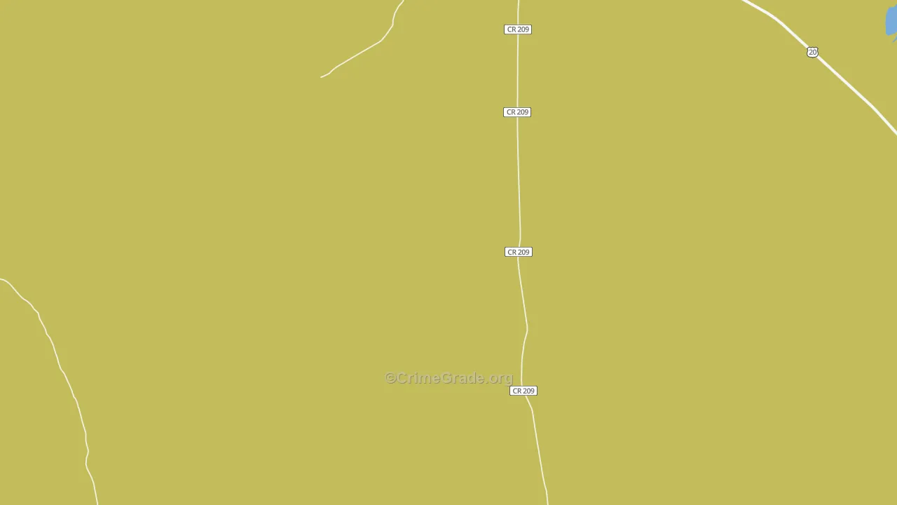 82646, WY Map of Vehicle Theft Rates