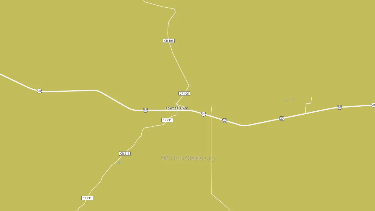 82648, WY Map of Vehicle Theft Rates
