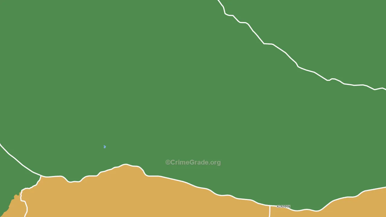 82710, WY Map of Vehicle Theft Rates