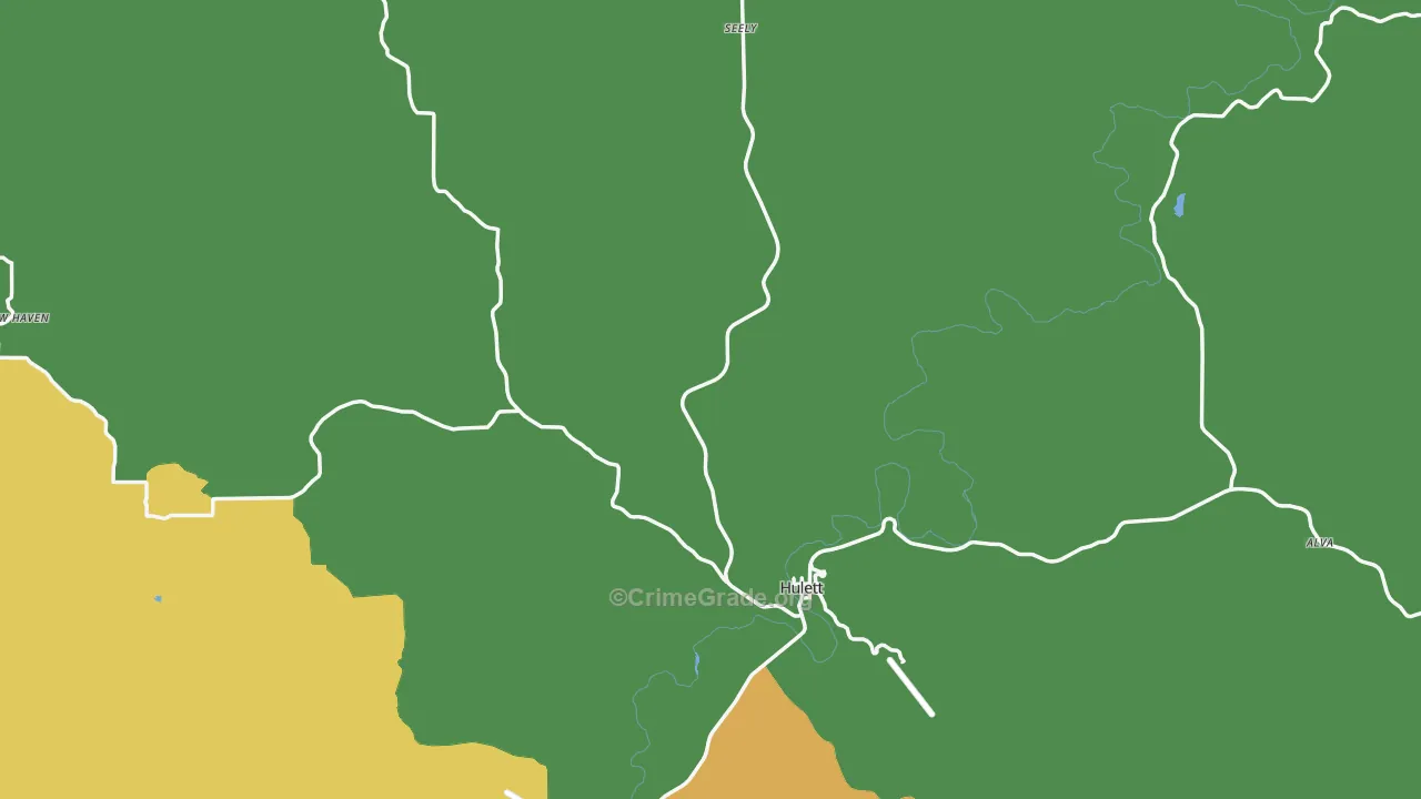 82720, WY Map of Vehicle Theft Rates