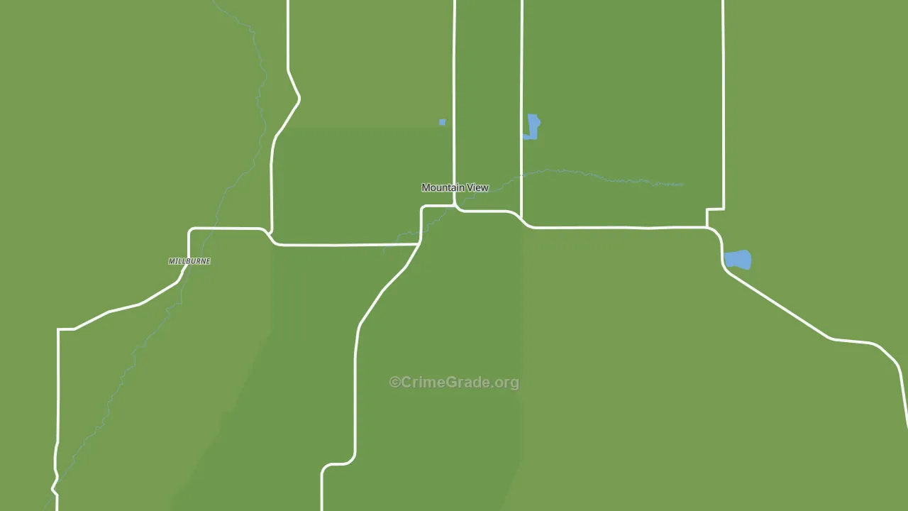 82939, WY Map of Vehicle Theft Rates