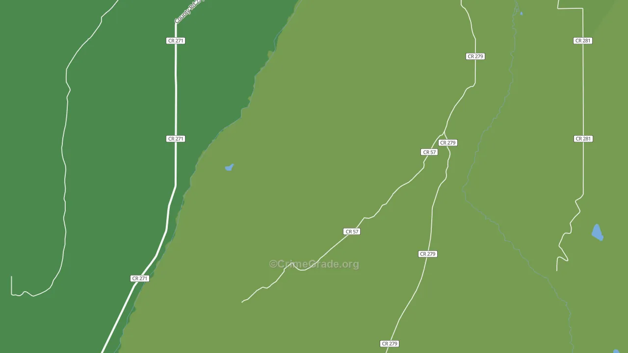 82944, WY Map of Vehicle Theft Rates