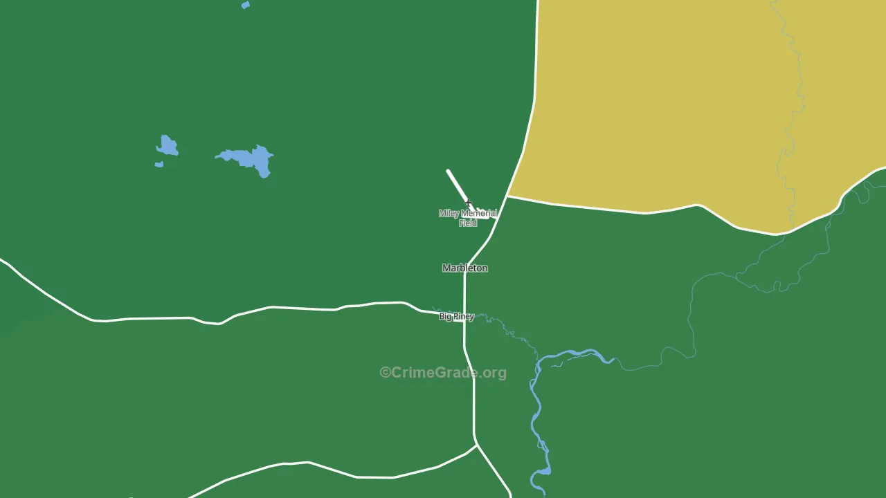 83113, WY Map of Vehicle Theft Rates