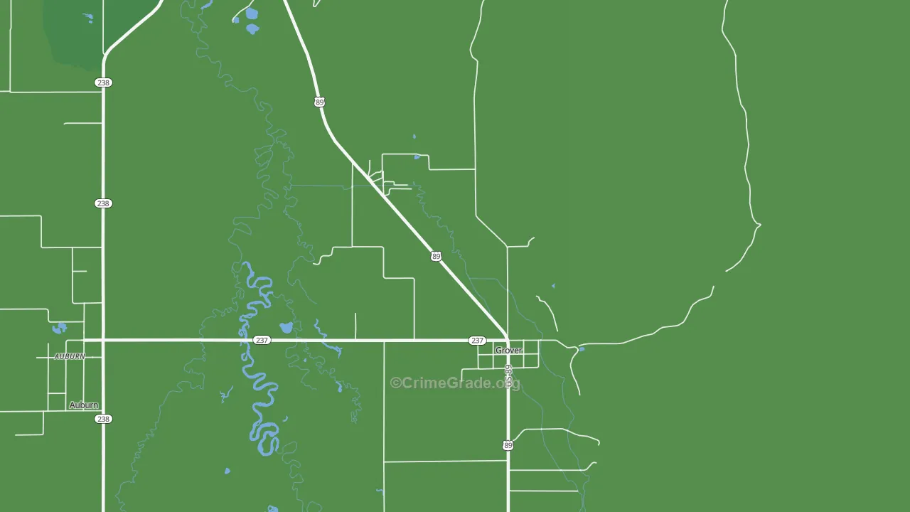 83122, WY Map of Vehicle Theft Rates