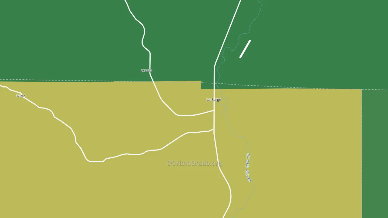 83123, WY Map of Vehicle Theft Rates