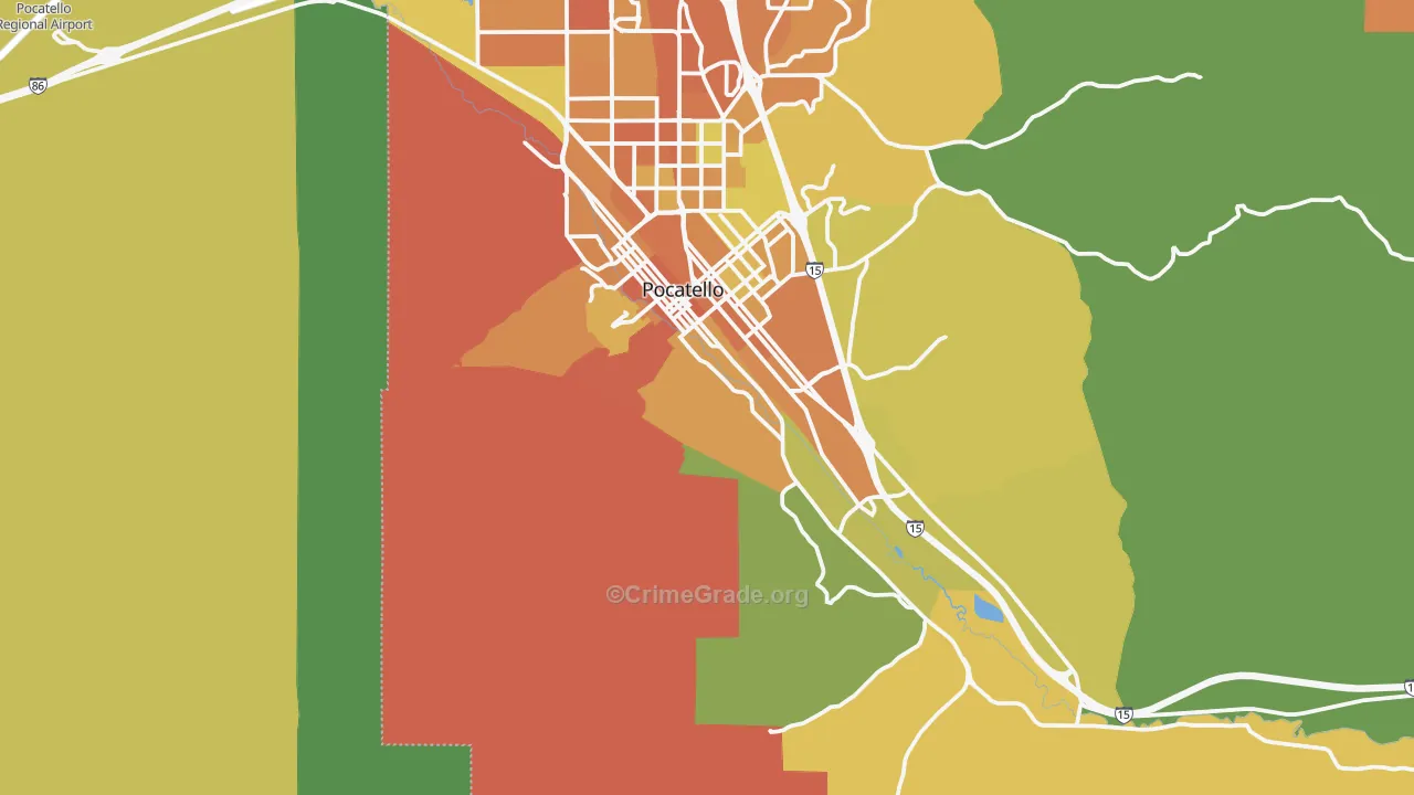 83204, ID Map of Vehicle Theft Rates