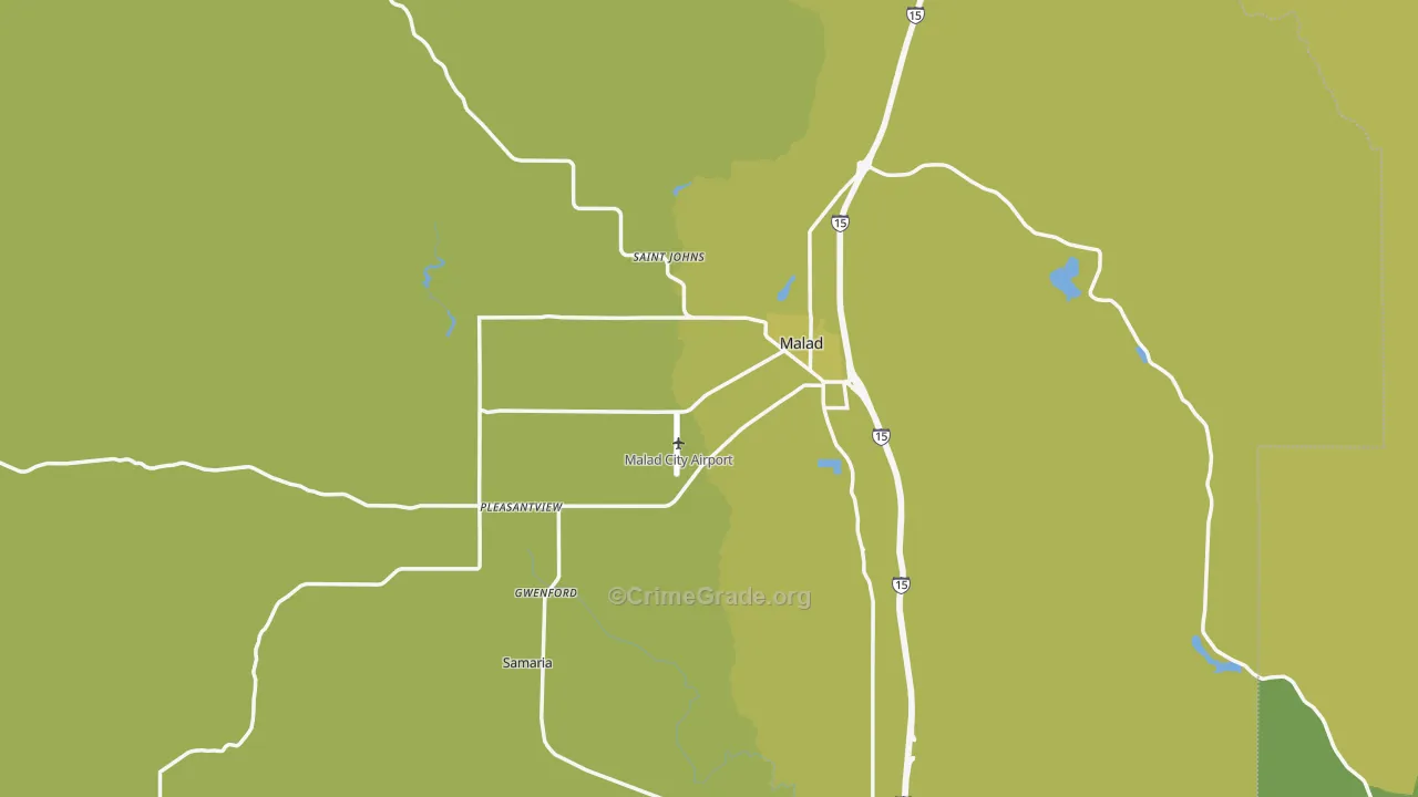 83252, ID Map of Vehicle Theft Rates