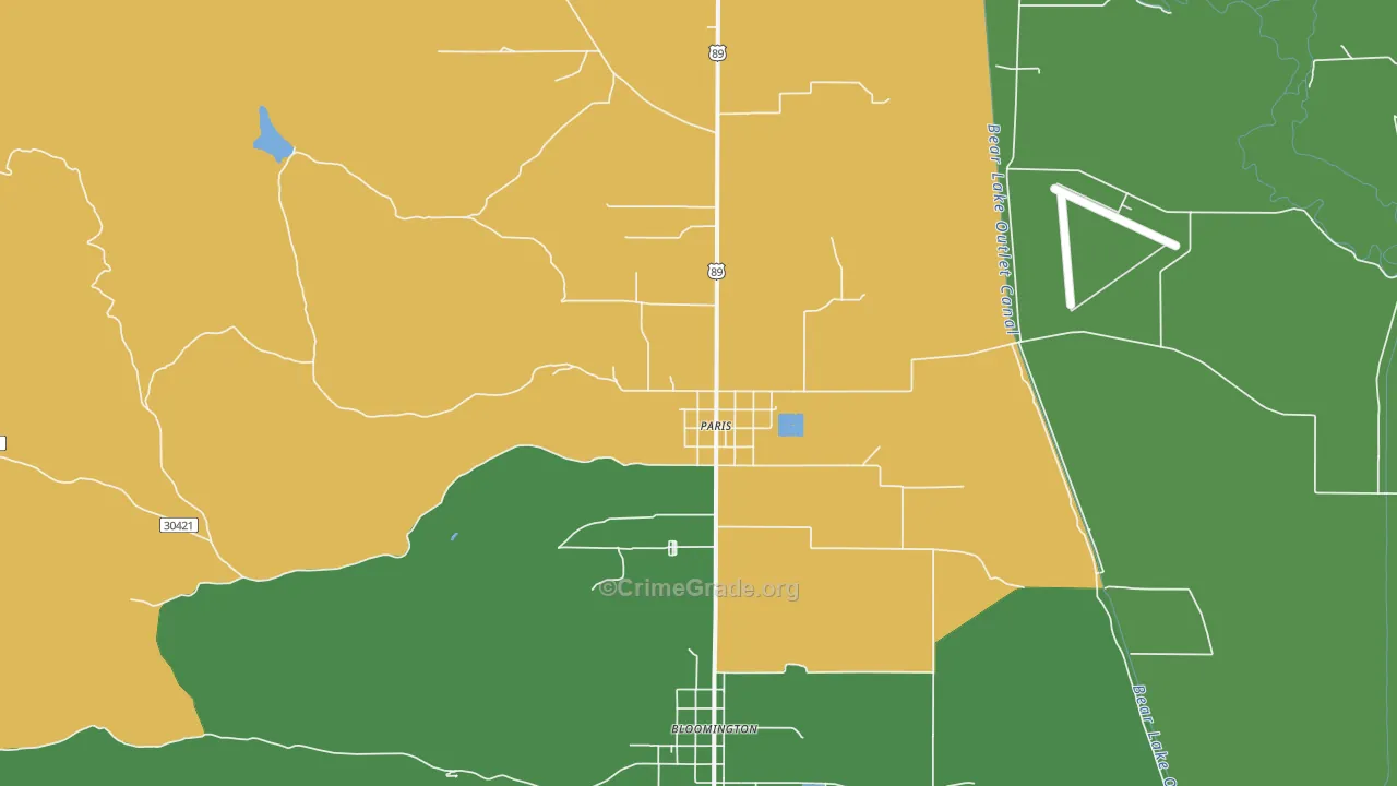 83261, ID Map of Vehicle Theft Rates
