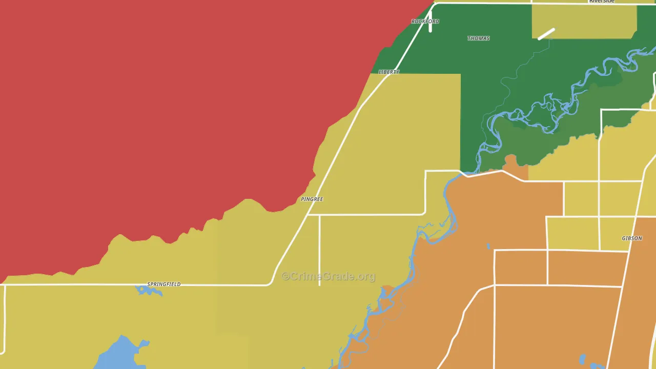 83262, ID Map of Vehicle Theft Rates