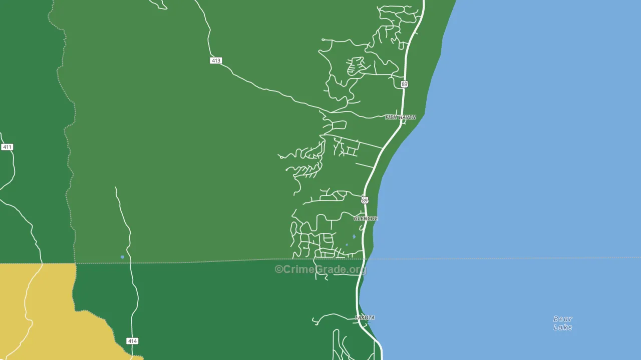 83287, ID Map of Vehicle Theft Rates