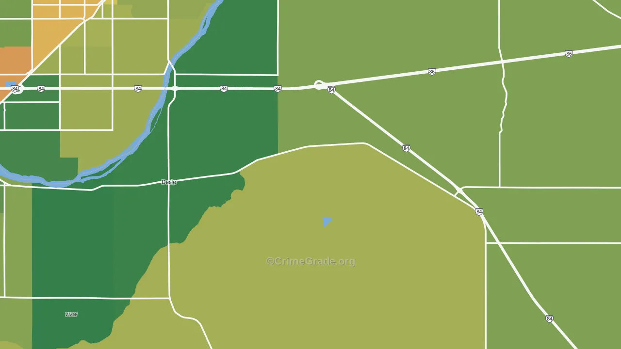 83323, ID Map of Vehicle Theft Rates