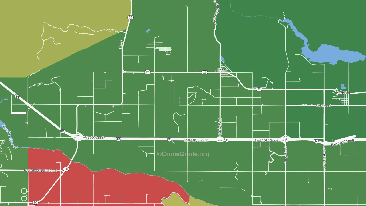 83325, ID Map of Vehicle Theft Rates
