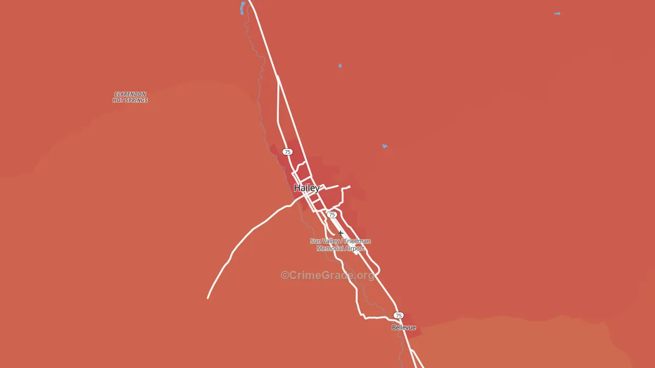 83333, ID Map of Vehicle Theft Rates