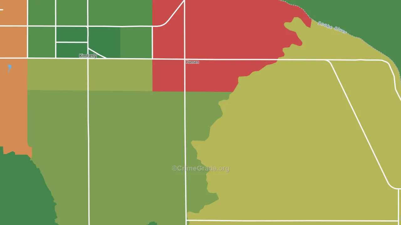 83334, ID Map of Vehicle Theft Rates