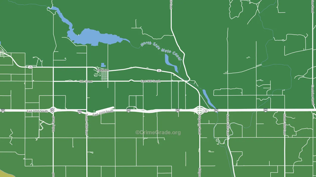 83335, ID Map of Vehicle Theft Rates