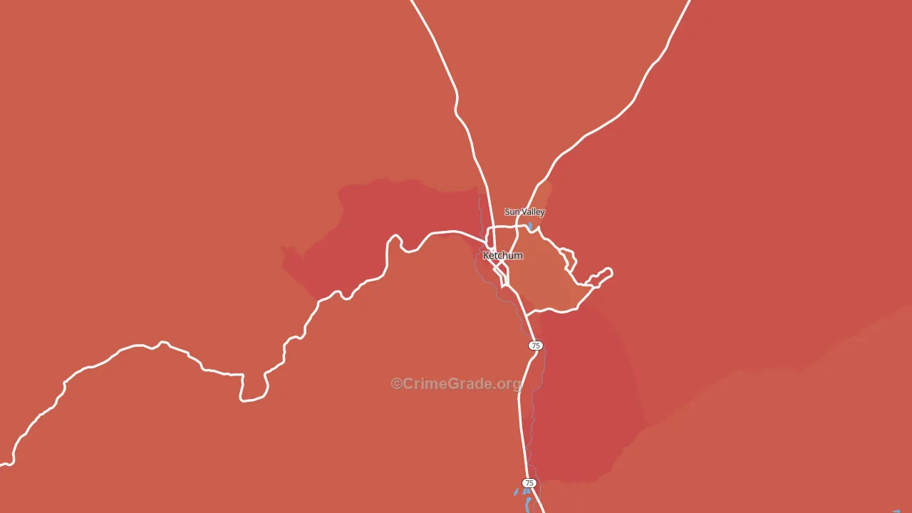 83340, ID Map of Vehicle Theft Rates