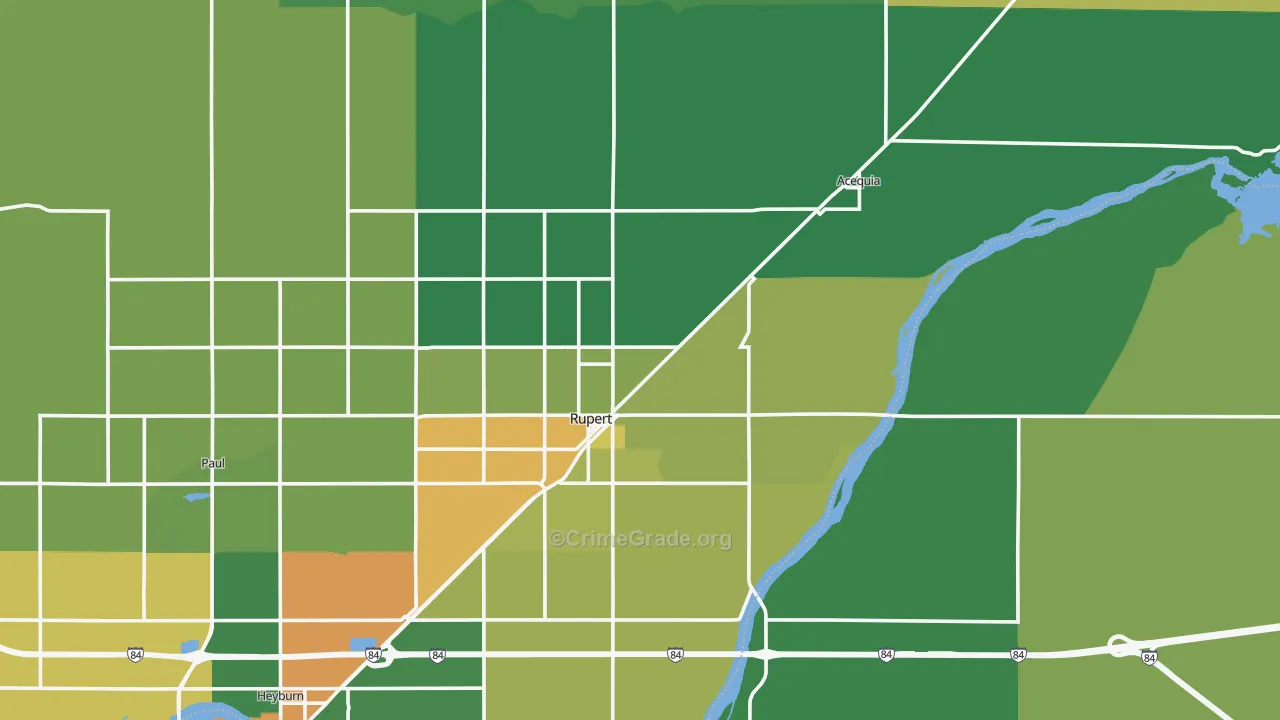 83350, ID Map of Vehicle Theft Rates