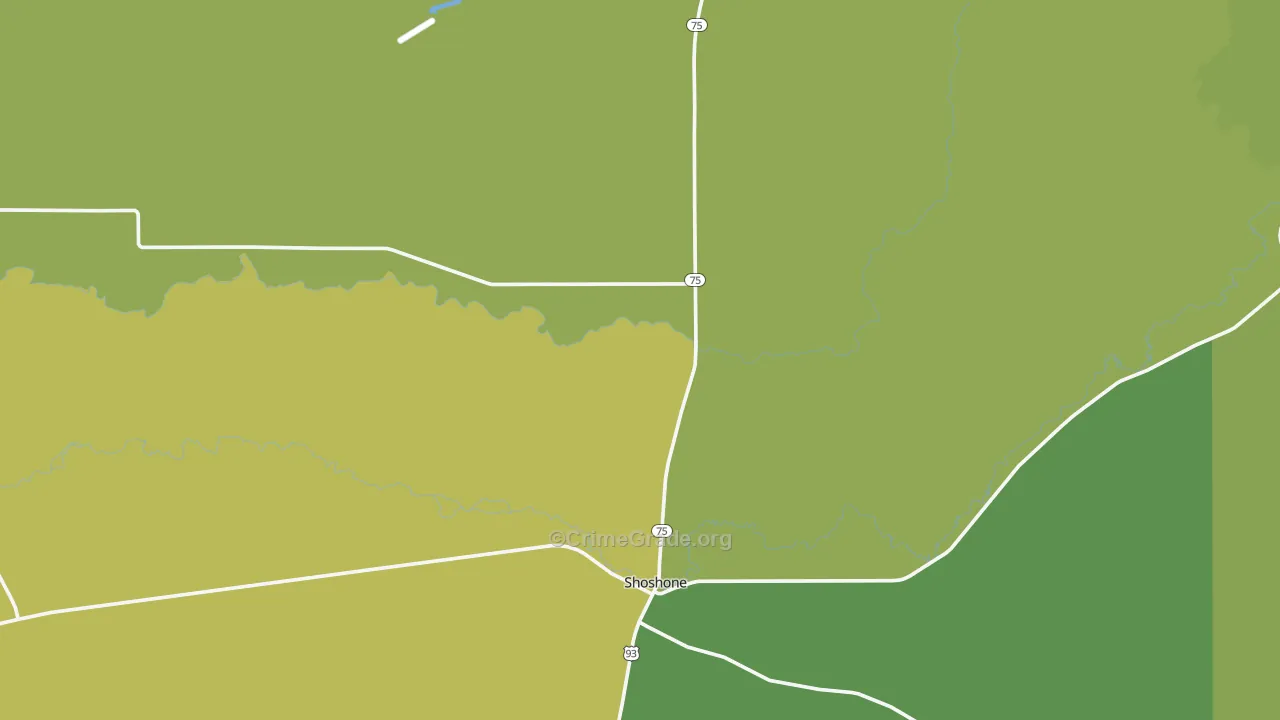 83352, ID Map of Vehicle Theft Rates