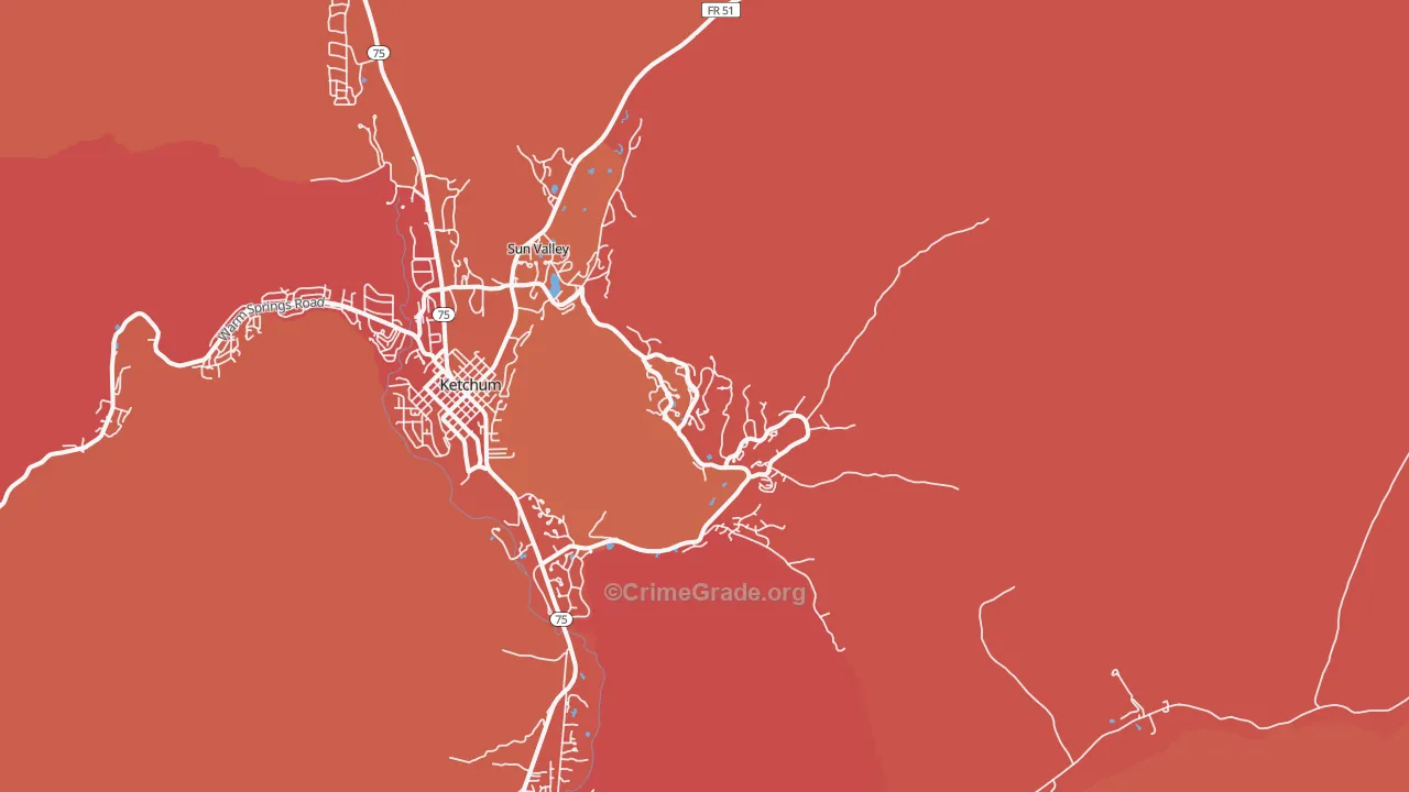83353, ID Map of Vehicle Theft Rates