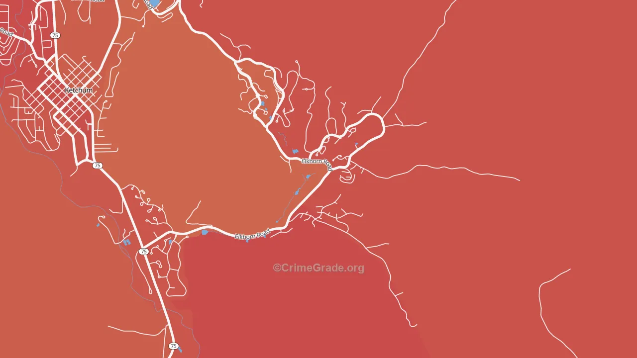 83354, ID Map of Vehicle Theft Rates