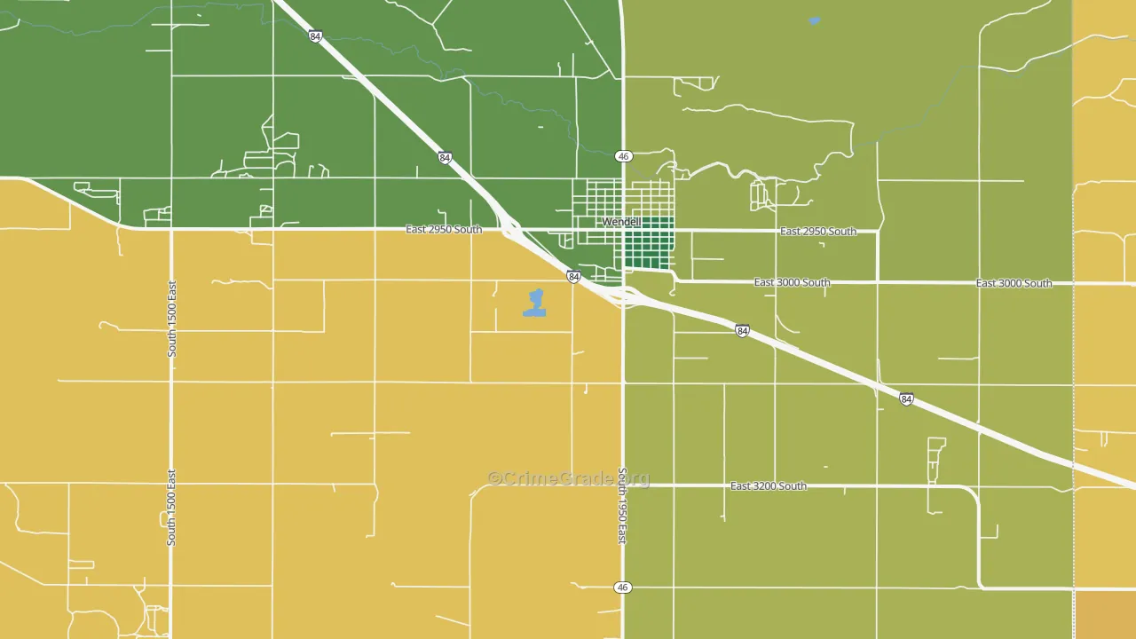 83355, ID Map of Vehicle Theft Rates