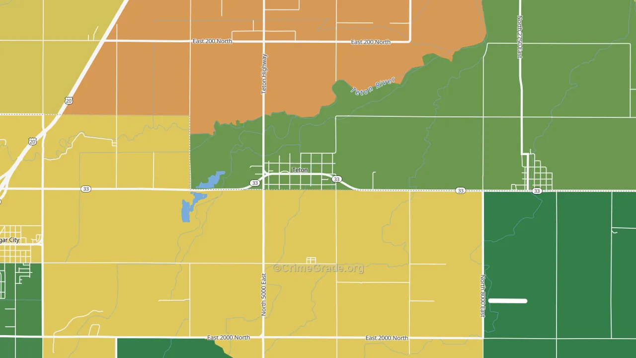 83451, ID Map of Vehicle Theft Rates