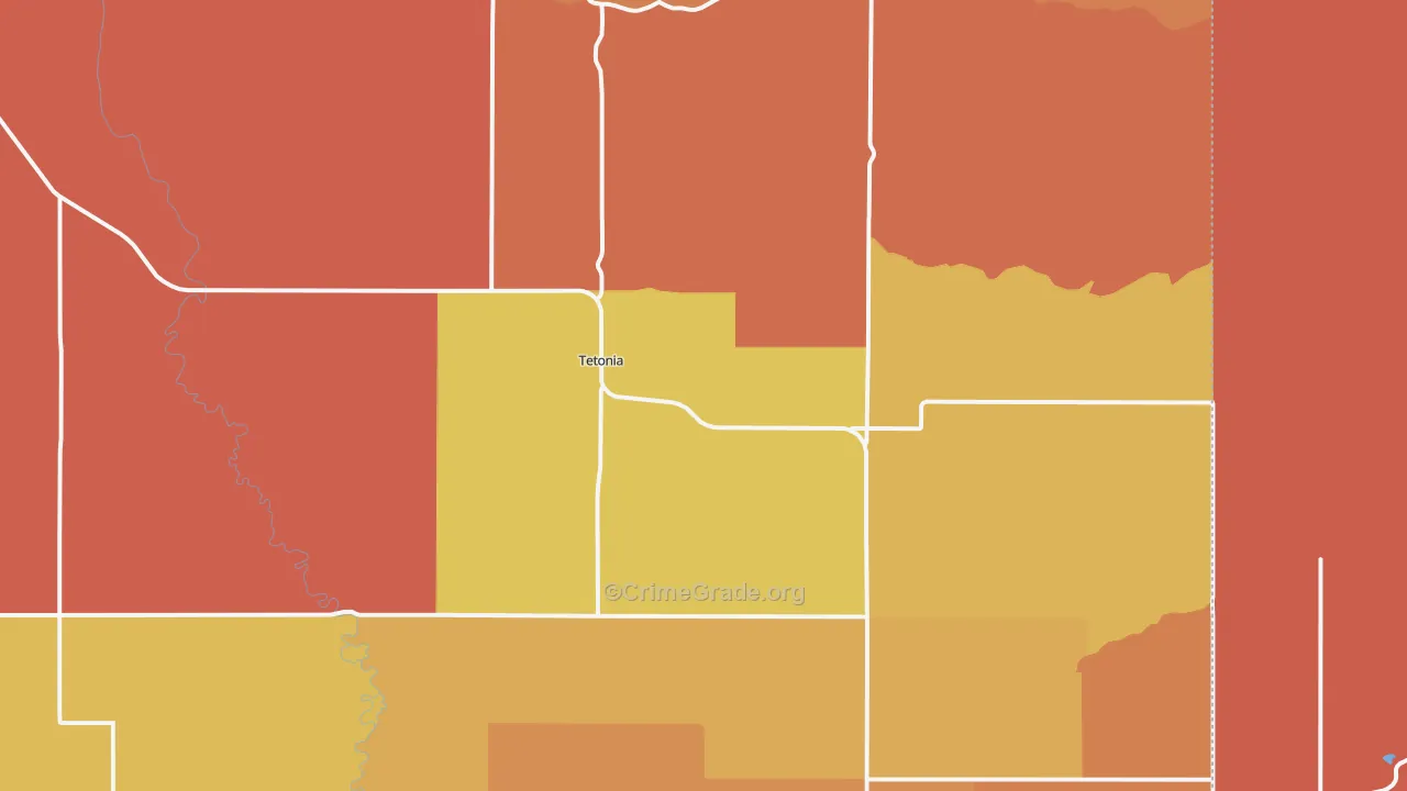 83452, ID Map of Vehicle Theft Rates