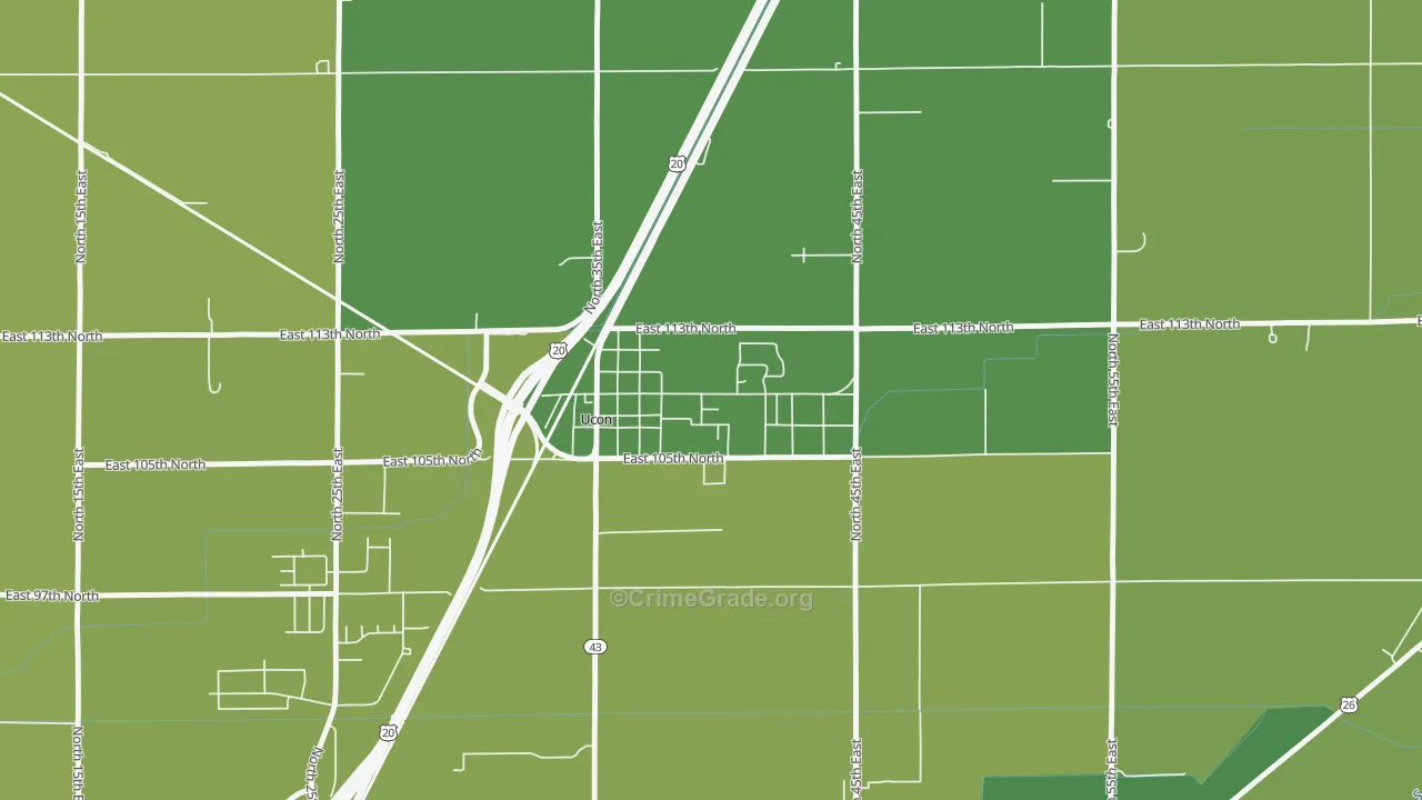 83454, ID Map of Vehicle Theft Rates