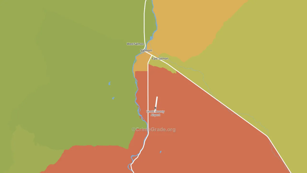 83467, ID Map of Vehicle Theft Rates