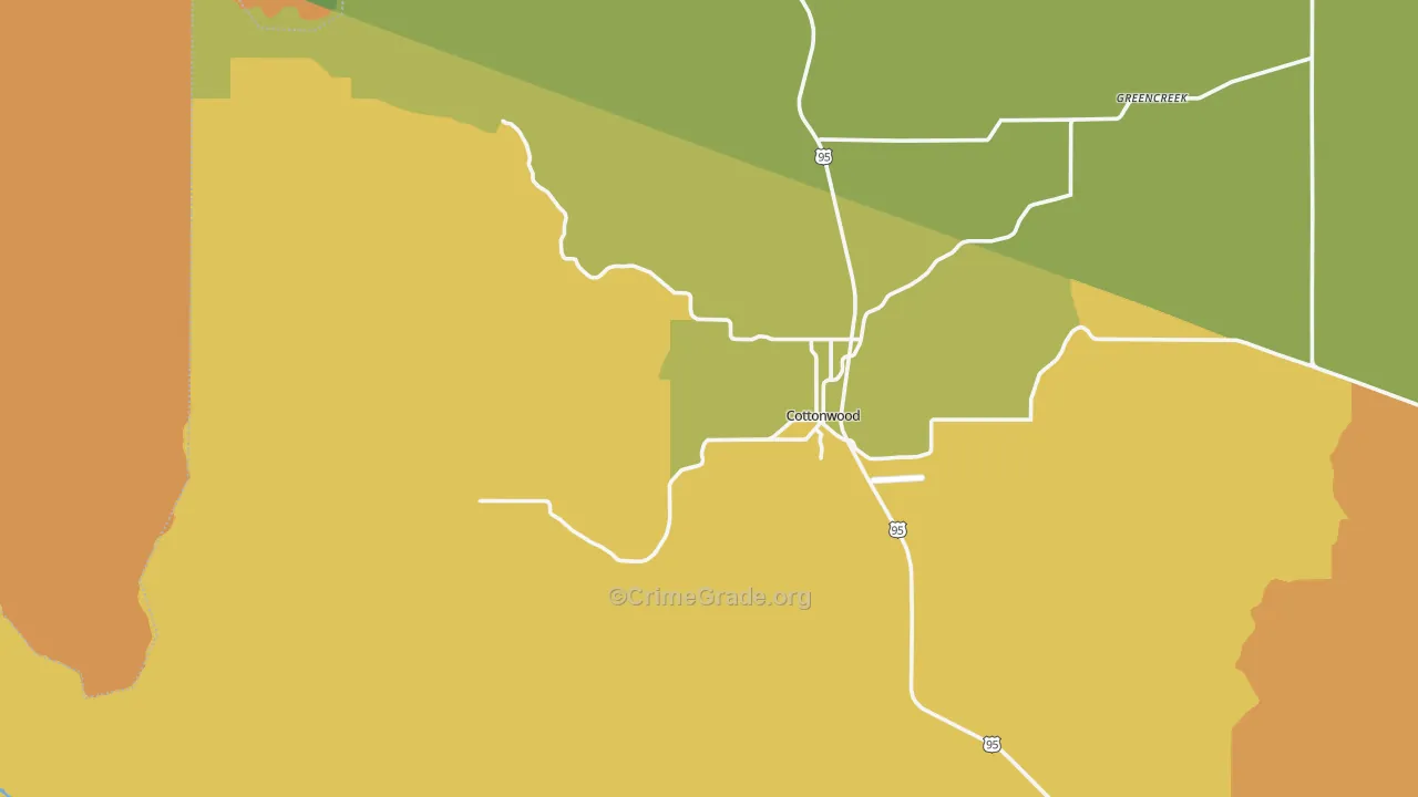 83522, ID Map of Vehicle Theft Rates