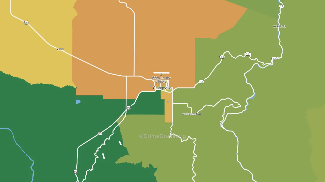 83530, ID Map of Vehicle Theft Rates