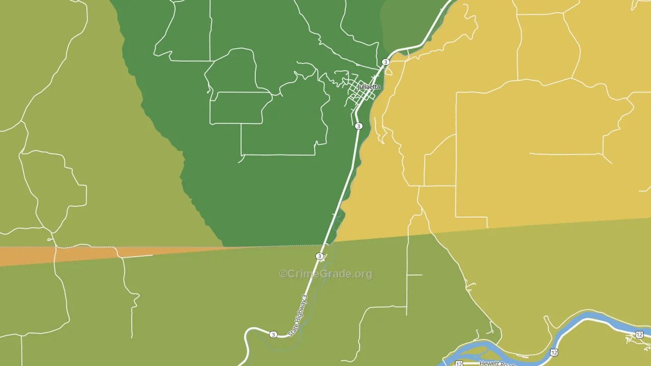 83535, ID Map of Vehicle Theft Rates