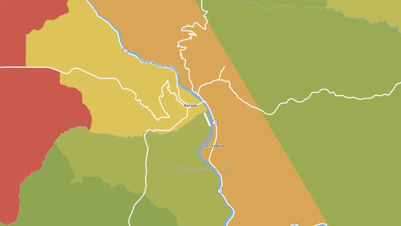 83536, ID Map of Vehicle Theft Rates