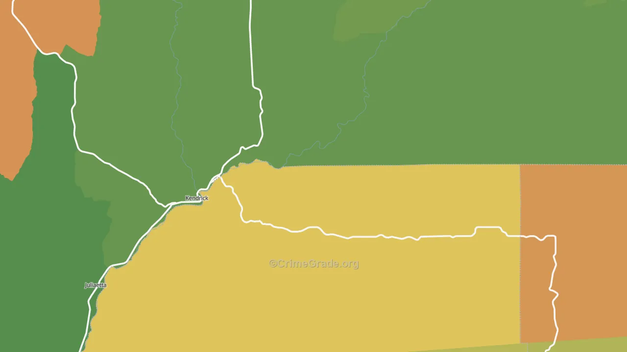 83537, ID Map of Vehicle Theft Rates