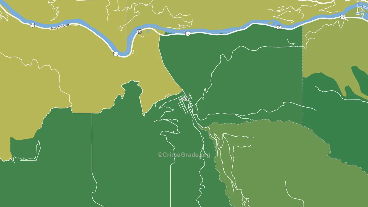 83545, ID Map of Vehicle Theft Rates