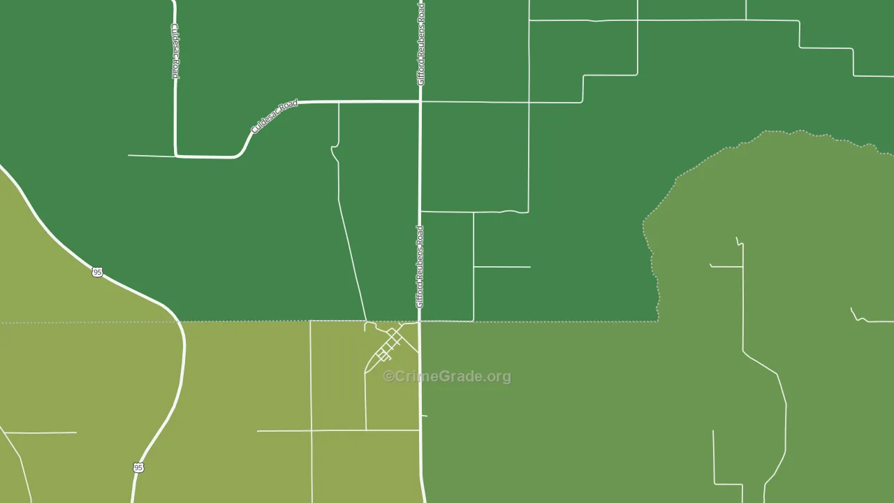 83548, ID Map of Vehicle Theft Rates