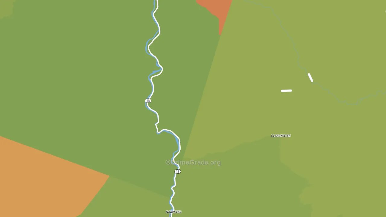 83552, ID Map of Vehicle Theft Rates