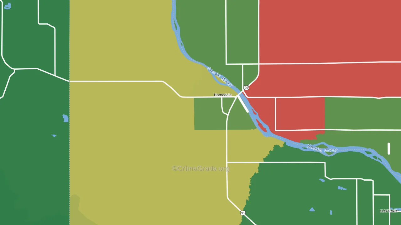 83628, ID Map of Vehicle Theft Rates