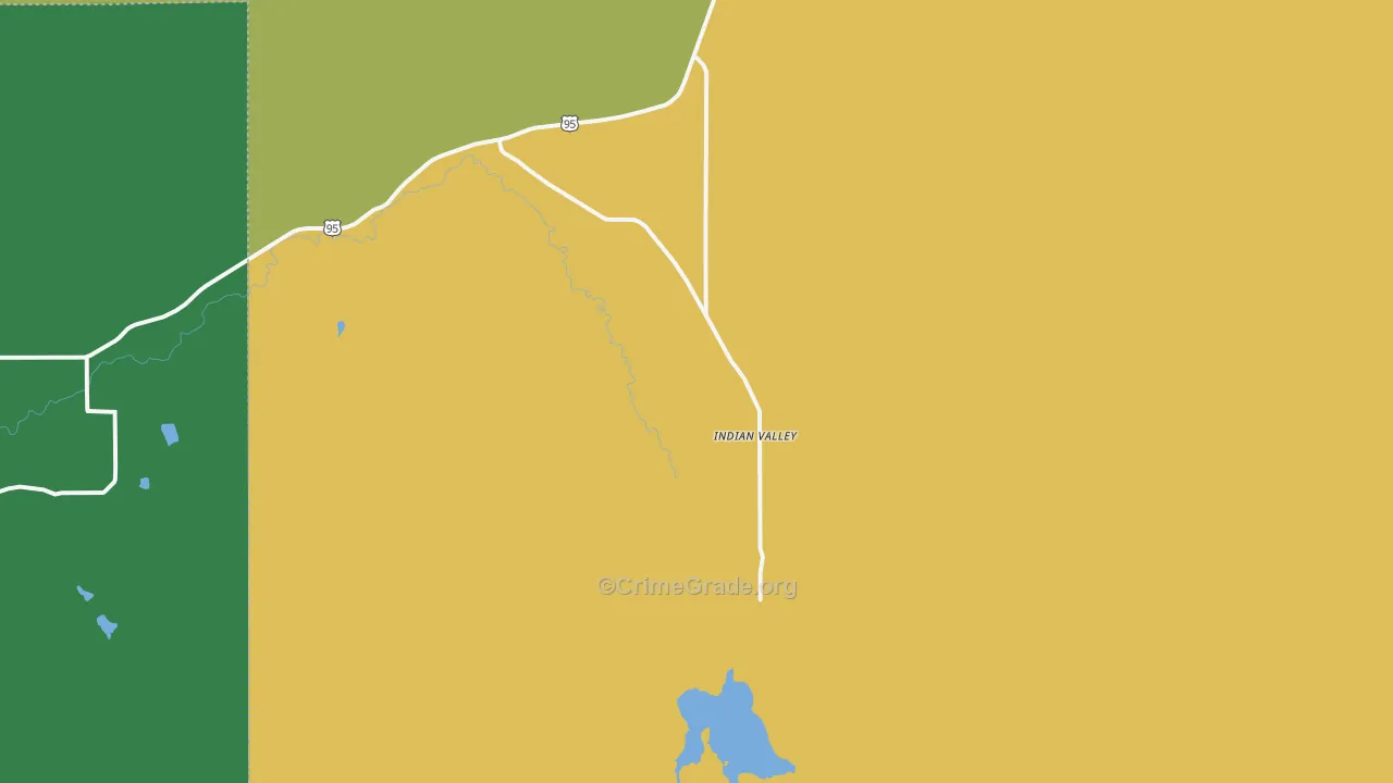 83632, ID Map of Vehicle Theft Rates