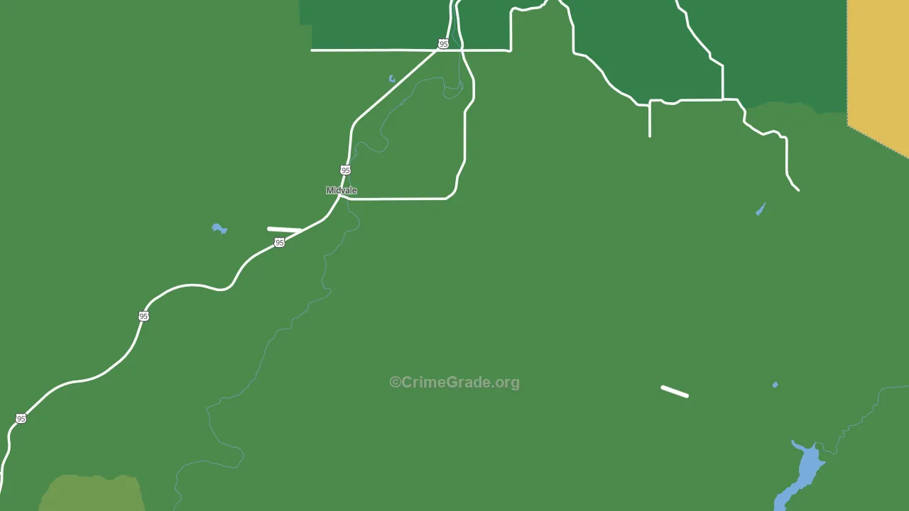 83645, ID Map of Vehicle Theft Rates