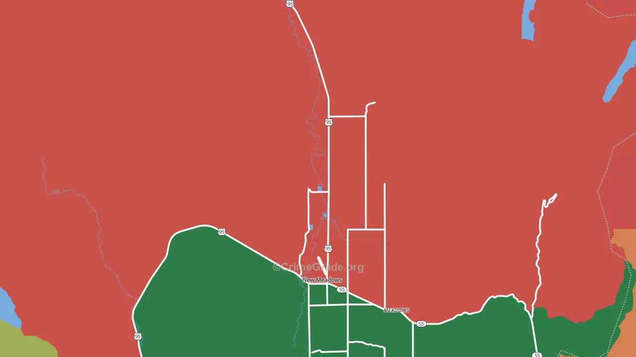 83654, ID Map of Vehicle Theft Rates
