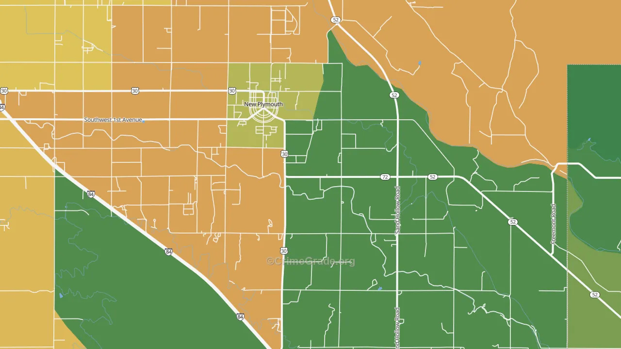 83655, ID Map of Vehicle Theft Rates