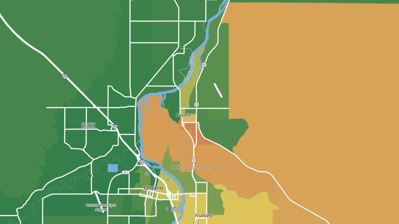 83661, ID Map of Vehicle Theft Rates