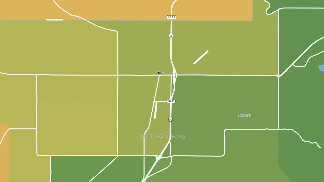 83801, ID Map of Vehicle Theft Rates