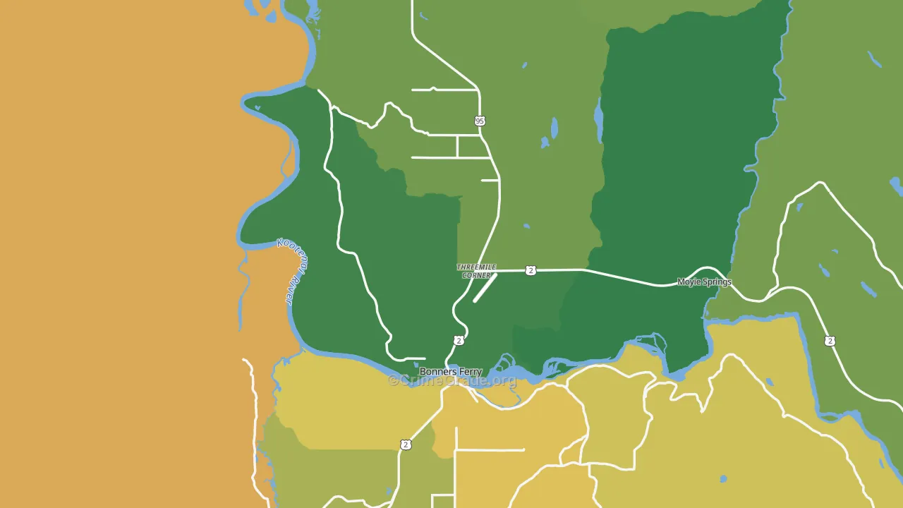 83805, ID Map of Vehicle Theft Rates