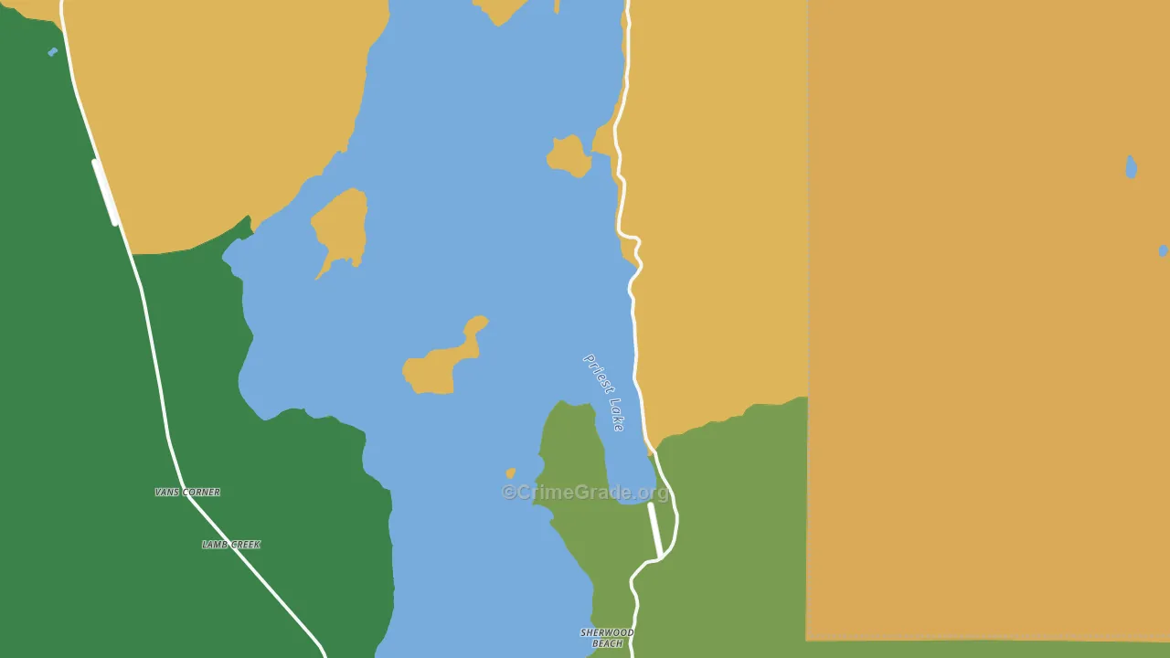 83821, ID Map of Vehicle Theft Rates