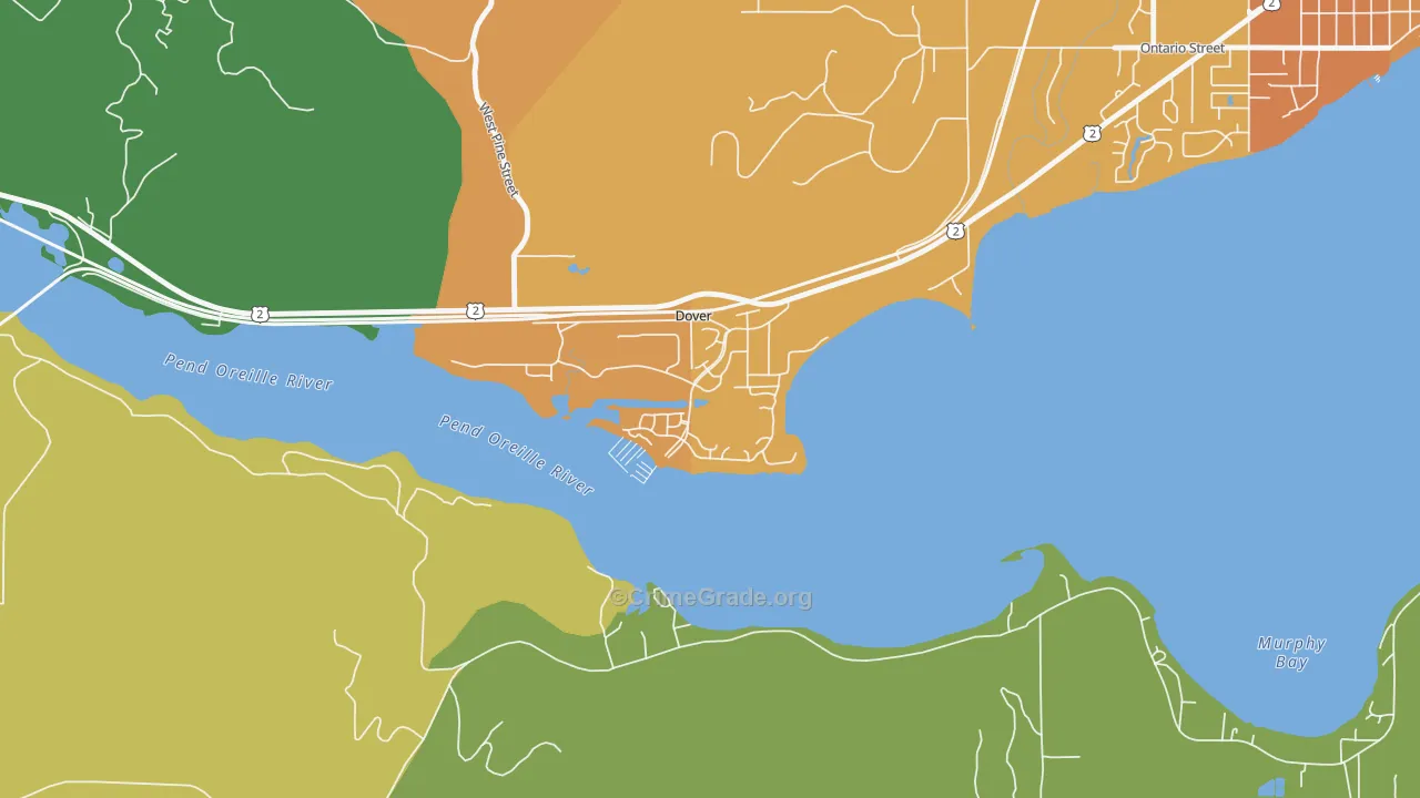 83825, ID Map of Vehicle Theft Rates