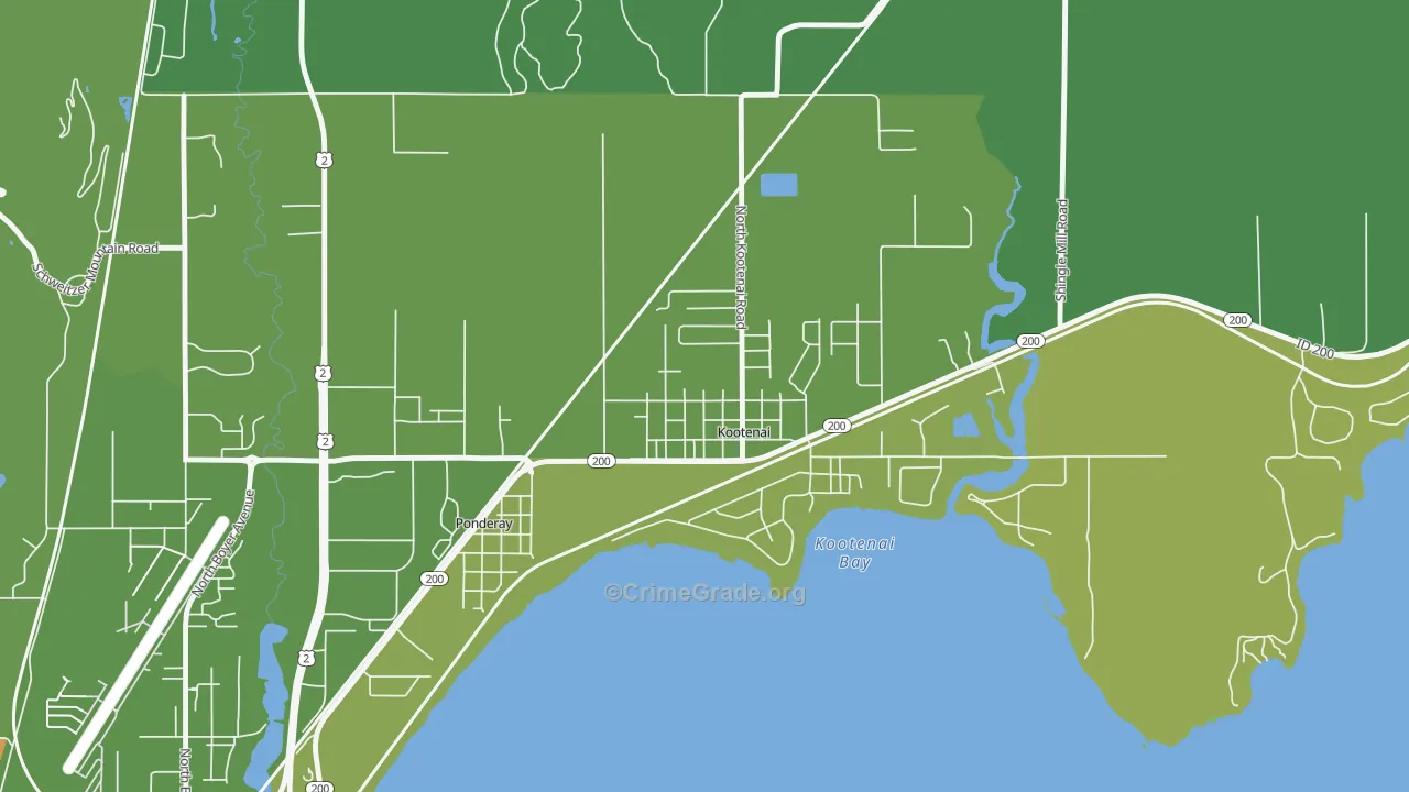 83840, ID Map of Vehicle Theft Rates