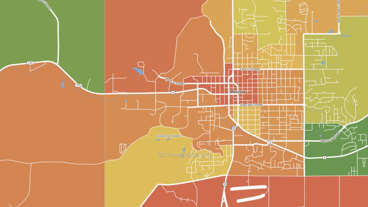 83844, ID Map of Vehicle Theft Rates