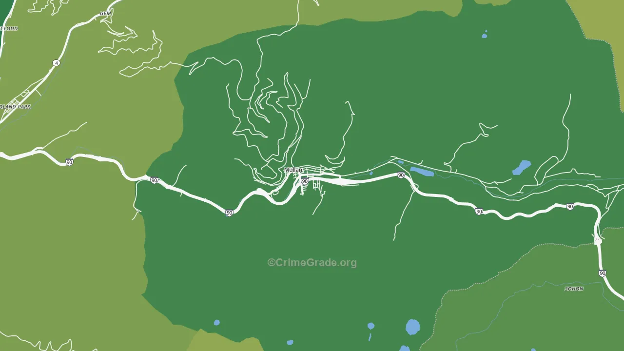 83846, ID Map of Vehicle Theft Rates